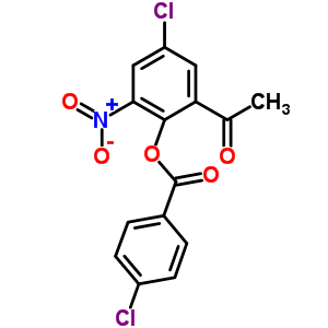 Benzoic acid,4-chloro-,2-acetyl-4-chloro-6-nitrophenyl ester Structure,357166-50-8Structure