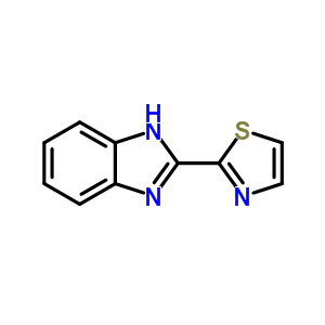 2-(2-噻唑)-1H-苯并咪唑结构式_3574-94-5结构式