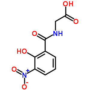 Glycine,n-(2-hydroxy-3-nitrobenzoyl)- Structure,35748-38-0Structure