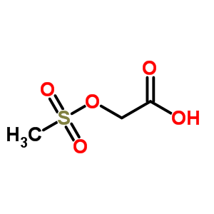 2-Methylsulfonyloxyacetic acid Structure,3586-50-3Structure