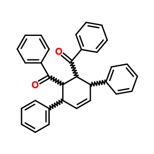 Cyclohexene, 4,5-dibenzoyl-3,6-diphenyl-(7ci,8ci) Structure,3586-64-9Structure