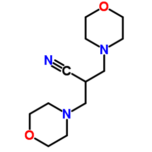 4-Morpholinepropanenitrile,a-(4-morpholinylmethyl)- Structure,35961-68-3Structure