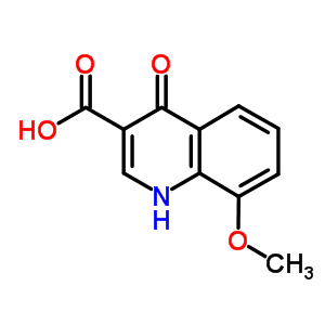 8-甲氧基-4-氧代-1,4-二氢-喹啉-3-羧酸结构式_35975-69-0结构式