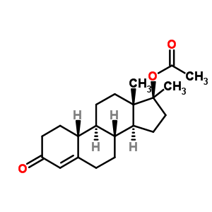 17-O-乙酰基甲诺酮结构式_36083-56-4结构式