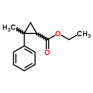 Ethyl 2-methyl-2-phenyl-cyclopropane-1-carboxylate Structure,36122-28-8Structure