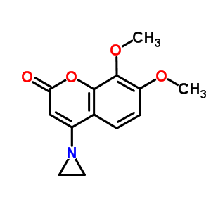 4-Aziridin-1-yl-7,8-dimethoxy-chromen-2-one Structure,3613-10-3Structure