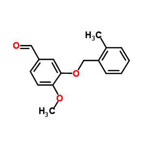 4-Methoxy-3-[(2-methylbenzyl)oxy]benzaldehyde Structure,361369-12-2Structure