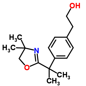 2-(4-(2-(4,4-Dimethyl-4,5-dihydrooxazol-2-yl)propan-2-yl)phenyl)ethanol Structure,361382-26-5Structure