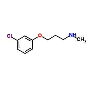 3-(3-氯苯氧基)-n-甲基-1-丙胺结构式_361395-22-4结构式