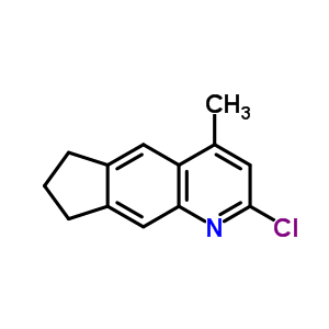 2-Chloro-4-methyl-7,8-dihydro-6h-cyclopenta[g]quinoline Structure,361982-79-8Structure