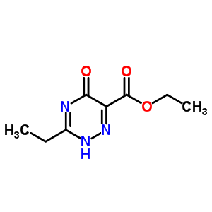 Ethyl 3-ethyl-5-oxo-2h-1,2,4-triazine-6-carboxylate Structure,36286-81-4Structure