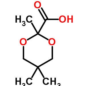 2-Carboxy-2,5,5-trimethyl-1,3-dioxane Structure,36294-83-4Structure