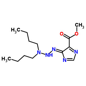 Methyl (5e)-5-[(dibutylamino)hydrazinylidene]imidazole-4-carboxylate Structure,36295-91-7Structure