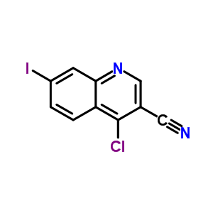 4-Chloro-7-iodo-quinoline-3-carbonitrile Structure,364793-64-6Structure