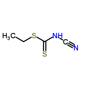 N-cyano-1-ethylsulfanyl-methanethioamide Structure,36598-21-7Structure