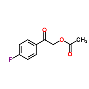 2-(4-Fluorophenyl)-2-oxoethyl acetate Structure,366-78-9Structure