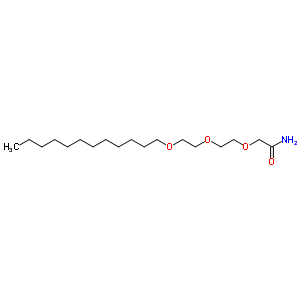 2-(2-(2-(Dodecyloxy)-ethoxy)-ethoxy)-acetamide Structure,36749-80-1Structure