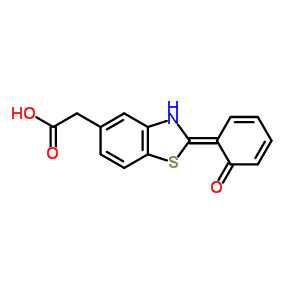 2-(2-Hydroxyphenyl)-5-benzothiazoleacetic acid Structure,36774-70-6Structure