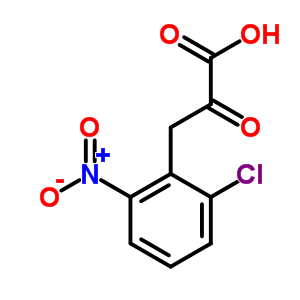 Benzenepropanoic acid,2-chloro-6-nitro-a-oxo- Structure,36892-19-0Structure