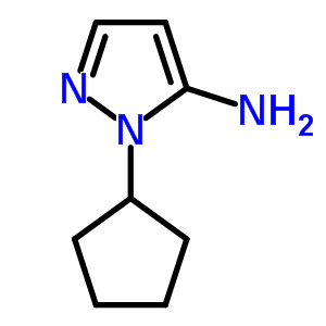 1-Cyclopentyl-1h-pyrazol-5-amine Structure,3702-09-8Structure