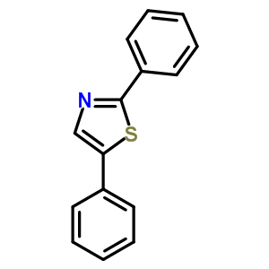 2,5-二苯基噻唑结构式_3704-40-3结构式