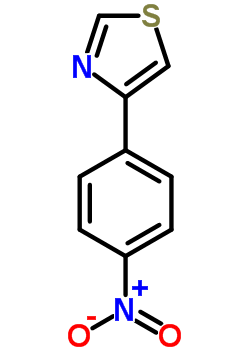 4-(4-硝基苯基)噻唑结构式_3704-42-5结构式