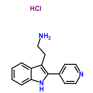 2-(2-吡啶-4-基-1H-吲哚-3-基)乙胺盐酸盐结构式_374064-06-9结构式