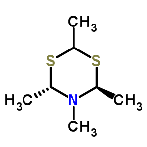 Dihydro-2,4,5,6-tetramethyl-4h-1,3,5-dithiazine Structure,37434-57-4Structure