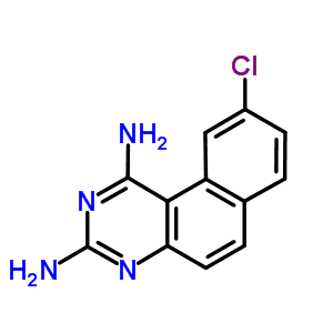 Benzo(f)quinazoline-1,3-diamine, 9-chloro- Structure,37521-56-5Structure