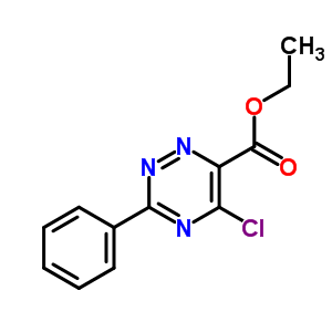 5-氯-3-苯基-1,2,4-噻嗪-6-羧酸乙酯结构式_37539-91-6结构式