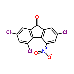 2,5,7-Trichloro-4-nitro-fluoren-9-one Structure,37558-73-9Structure