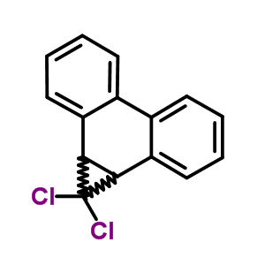 1H-cyclopropa(l)phenanthrene, 1,1-dichloro-1a,9b-dihydro- Structure,37608-29-0Structure