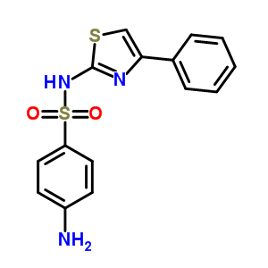 Benzenesulfonamide,4-amino-n-(4-phenyl-2-thiazolyl)- Structure,37615-03-5Structure