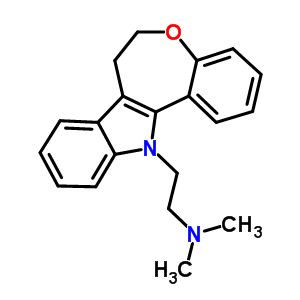 6,7-Dihydro-12-(2-dimethylaminoethyl)-12h-(1)benzoxepino(5,4-b)indole Structure,37683-55-9Structure