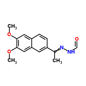 N-[1-(6,7-dimethoxynaphthalen-2-yl)ethylideneamino]formamide Structure,37707-75-8Structure