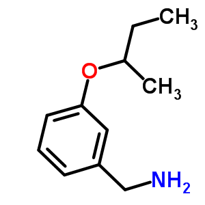 [3-(仲丁氧基)苯基]甲胺结构式_37806-41-0结构式