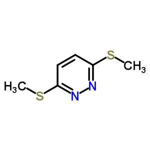 3,6-Bis(methylthio)pyridazine Structure,37813-54-0Structure