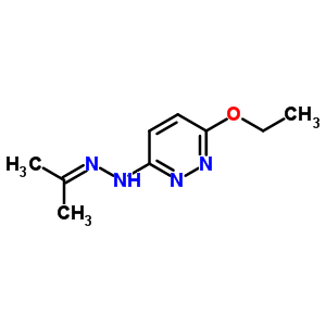 (6-Ethoxy-3-pyridazinyl)hydrazone of 2-propanone Structure,37813-62-0Structure