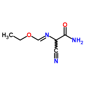 2-Cyano-2-(ethoxymethylideneamino)acetamide Structure,37842-62-9Structure