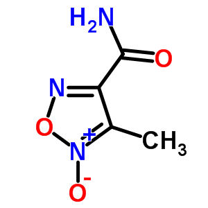 4-(氨基羰基)-3-甲基-1,2,5-噁二唑 2-氧化物结构式_37895-44-6结构式