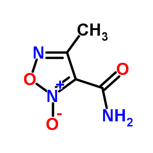 4-Methyl-2-oxido-1,2,5-oxadiazol-2-ium-3-carboxamide Structure,37895-45-7Structure