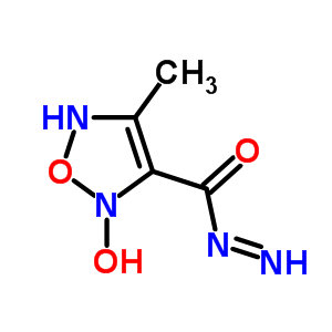 1,2,5-Oxadiazole-3-carboxylic acid,4-methyl-,hydrazide,2-oxide Structure,37895-47-9Structure