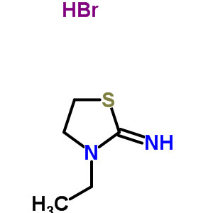 3-Ethyl-1,3-thiazolidin-2-imine hydrobromide Structure,37914-95-7Structure