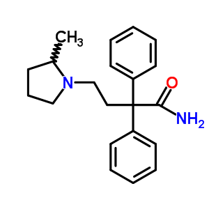 2-甲基-Alpha,Alpha-二苯基-1-吡咯烷丁酰胺结构式_37918-25-5结构式