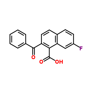 2-Benzoyl-7-fluoro-naphthalene-1-carboxylic acid Structure,3799-81-3Structure