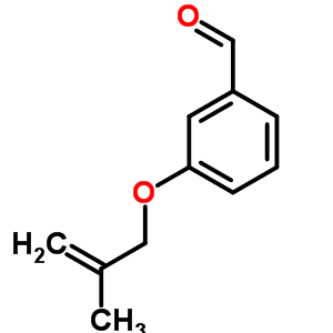 3-(2-甲基-烯丙氧基)-苯甲醛结构式_38002-95-8结构式