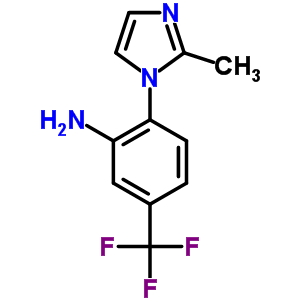 2-(2-甲基-1H-咪唑-1-基)-5-(三氟甲基)苯胺结构式_380196-44-1结构式