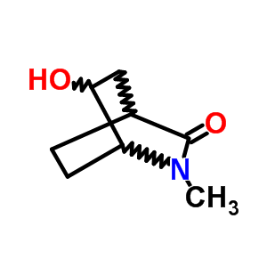 6-Hydroxy-7-methyl-7-azabicyclo[2.2.2]octan-8-one Structure,38025-74-0Structure