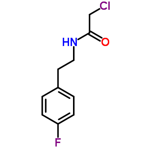 2-氯-n-[2-(4-氟-苯基)-乙基]-乙酰胺结构式_380346-60-1结构式