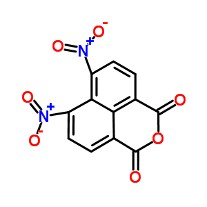 4,5-Dinitro-1, 8-naphthalenedicarboxylic anhydride Structure,3807-78-1Structure